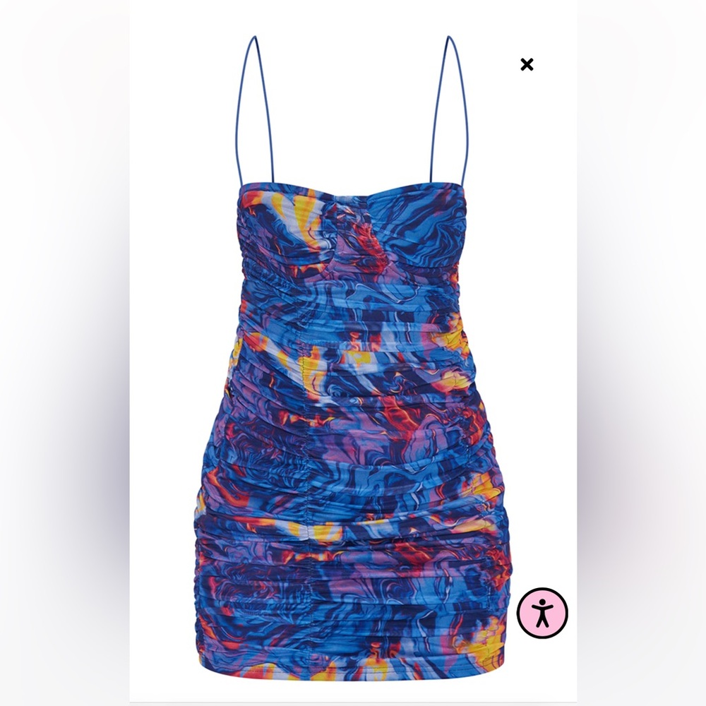 PLT NWT Ruched Bodycon Dress Size 4
